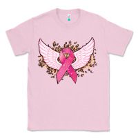 Bubblegum Pink Cancer ribbon angel wings Cancer Awareness Classic Tee - HowdyJamesFarm