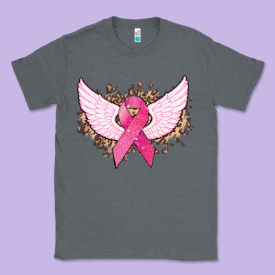 Cancer Ribbon Angel Wings Cancer Awareness Classic Tee Designed By Howdyjamesfarm