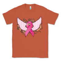 Copper Cancer ribbon angel wings Cancer Awareness Classic Tee - HowdyJamesFarm