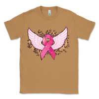 Toasted Coconut Cancer ribbon angel wings Cancer Awareness Classic Tee - HowdyJamesFarm