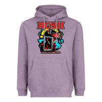 Lavender RUSH MUSIC Heavyweight Hoodie - linhVisuals