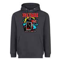 Smoke RUSH MUSIC Heavyweight Hoodie - linhVisuals