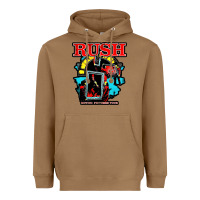 Toasted Coconut RUSH MUSIC Heavyweight Hoodie - linhVisuals