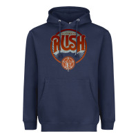 Navy RUSH TOUR Heavyweight Hoodie - linhVisuals