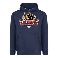 Navy cougars, kokomo education Heavyweight Hoodie - linhVisuals