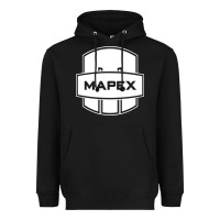 Black Mapex Drum Heavyweight Hoodie - linhVisuals