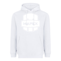White Mapex Drum Heavyweight Hoodie - linhVisuals