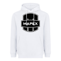 White Mapex Drums Heavyweight Hoodie - linhVisuals