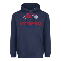 Navy v-h4wks, viterbo, education Heavyweight Hoodie - linhVisuals