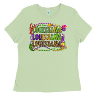 Louisiana Louisiana Louisiana Mardi Gras Ladies Tee | Teevron