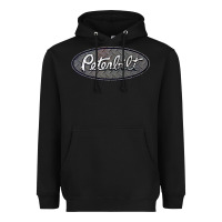 Black Peterbilt Trucks Heavyweight Hoodie - linhVisuals
