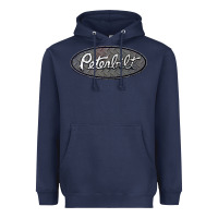 Navy Peterbilt Trucks Heavyweight Hoodie - linhVisuals