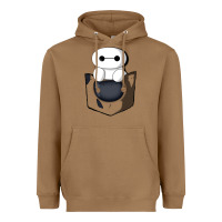 Toasted Coconut baymax in pocket [tb] Heavyweight Hoodie - linhVisuals