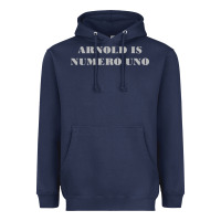 Navy arnold is numero uno Heavyweight Hoodie - linhVisuals
