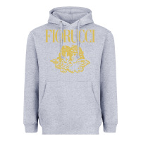 Heather Grey fiorucci Heavyweight Hoodie - linhVisuals