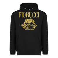 Black fiorucci Heavyweight Hoodie - linhVisuals