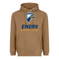 Toasted Coconut emory eagles Heavyweight Hoodie - linhVisuals