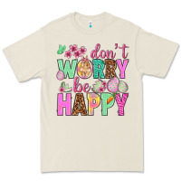 Bone Don't worry be happy Easter Day Premium Tee - HowdyJamesFarm
