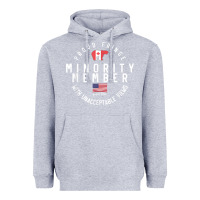 Heather Grey proud member of small fringe minority with unacceptable view t shirt Heavyweight Hoodie - linhVisuals