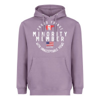 Lavender proud member of small fringe minority with unacceptable view t shirt Heavyweight Hoodie - linhVisuals