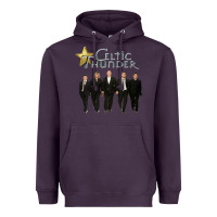 Plum Celtic Thunder Heavyweight Hoodie - linhVisuals