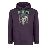 Plum dropkick murphy's Heavyweight Hoodie - linhVisuals