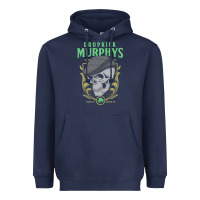 Navy dropkick murphy's Heavyweight Hoodie - linhVisuals