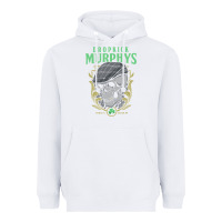 White dropkick murphy's Heavyweight Hoodie - linhVisuals