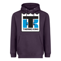 Plum thermo king Heavyweight Hoodie - linhVisuals