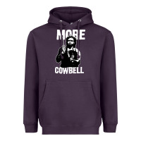 Plum more cowbell Heavyweight Hoodie - linhVisuals