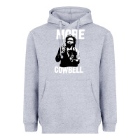 Heather Grey more cowbell Heavyweight Hoodie - linhVisuals