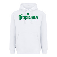 White tropicana Heavyweight Hoodie - linhVisuals