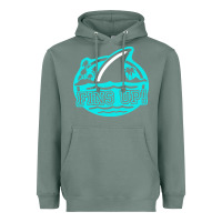 Sage fins up ocean Heavyweight Hoodie - linhVisuals