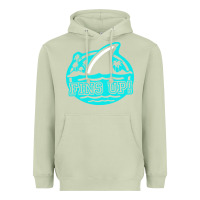 Matcha fins up ocean Heavyweight Hoodie - linhVisuals