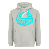 Moon Dust fins up ocean Heavyweight Hoodie - linhVisuals