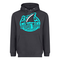 Smoke fins up ocean Heavyweight Hoodie - linhVisuals