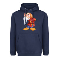 Navy grumpy dopey dwarf Heavyweight Hoodie - linhVisuals