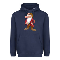 Navy grumpy dopey dwarf Heavyweight Hoodie - linhVisuals