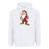 White grumpy dopey dwarf Heavyweight Hoodie - linhVisuals