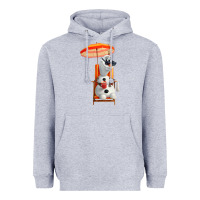 Heather Grey olaf Heavyweight Hoodie - linhVisuals