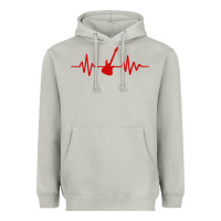 Moon Dust heartbeat electric guitar Heavyweight Hoodie - linhVisuals