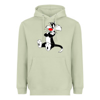 Matcha sylvester cat Heavyweight Hoodie - linhVisuals