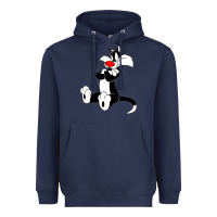 Navy sylvester cat Heavyweight Hoodie - linhVisuals