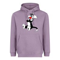 Lavender sylvester cat Heavyweight Hoodie - linhVisuals
