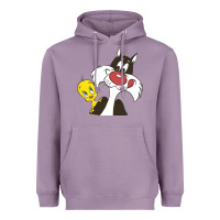 Lavender tweety and sylvester Heavyweight Hoodie - linhVisuals