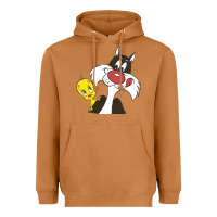 Meerkat tweety and sylvester Heavyweight Hoodie - linhVisuals