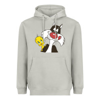Moon Dust tweety and sylvester Heavyweight Hoodie - linhVisuals