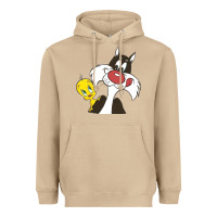 Mushroom tweety and sylvester Heavyweight Hoodie - linhVisuals