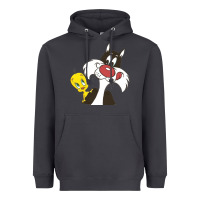 Smoke tweety and sylvester Heavyweight Hoodie - linhVisuals