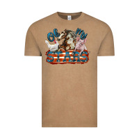 Vintage Coffee Oh my stars farm animals Vintage Tee - FaDigitalArtStudio